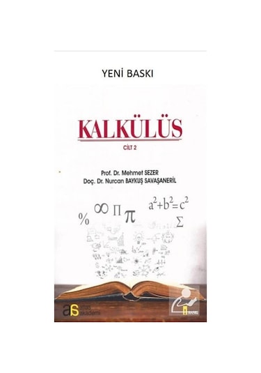 Kalkülüs Cilt  -  2  -  Mehmet Sezer  -  Atlas Akademi Yayınları