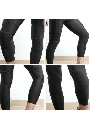 Pazly Bisiklet Ve Basketbol Dizlik - Siyah, Esnek Ve Koruyucu, M-l-xl-xxl Siyah