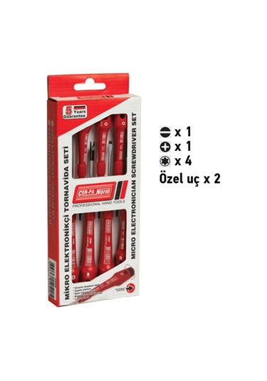 Cerpa Elektronikçi Tornavida Takımı Gsm 8 Li