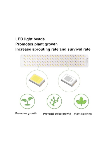 Sones 5v Usb Panel Bitki Işığı Akıllı Karartma Zamanlama Led Bitki Büyüme Işığı, Boyut: 3 Kafa Güneş Işığı Diğer