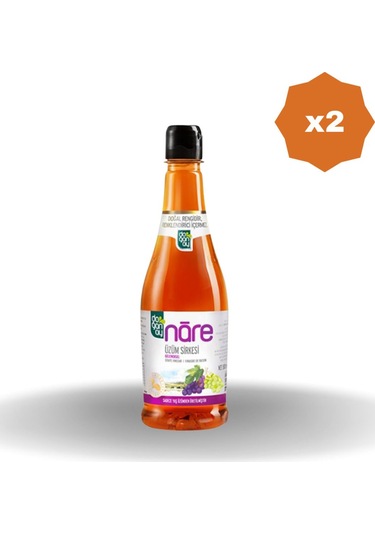 Doğanay Nare Pet Üzüm Sirkesi 500 Ml - 2 Adet