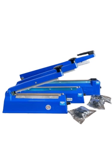 Poşet Ağzı Kapama Yapıştırma Makinesi Plastik Gövde 30 Cm