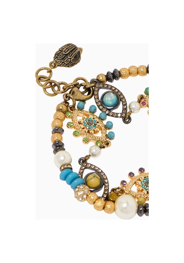 Kurt Geiger Multi - Strand Eye Bileklik, Pirinç - Kristal Çok Renkli