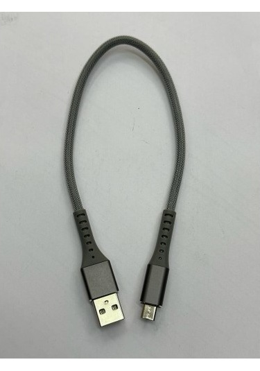 Mikro Usb Kablo 25 Cm Micro Usb Kablo Kısa Örgülü Kablo