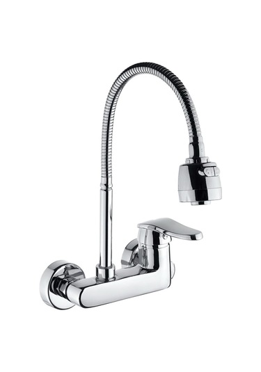 Duvardan Döner Borulu Mutfak Evye Aplike Bataryası