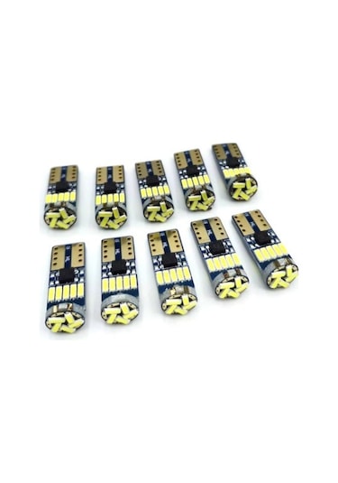 W5w T10 Dipsiz Led Tavan Park Plaka Ampulü 10 Adet