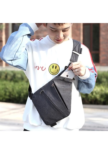 Maiyame Moda Çapraz Çanta - Büyük Kapasiteli Çok Cepli Erkek Ve Kadın Omuz Çantası Çok Renkli