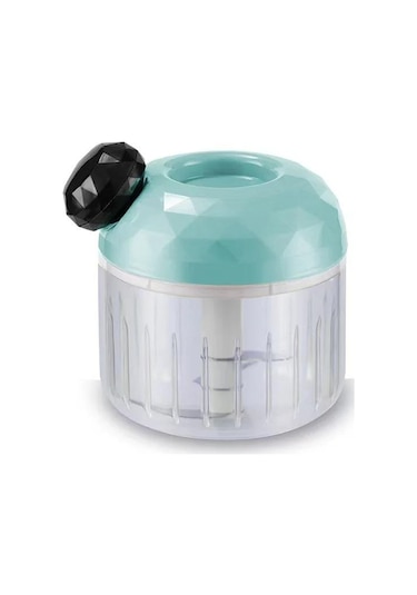 Yeni 300ml Döner Sarımsak Presi Ezici Sebze Soğan Doğrayıcı Manuel Et Kıyma Makinesi Sarımsak Doğrayıcı Mutfak Pişirme Aksesuarları Yeşil