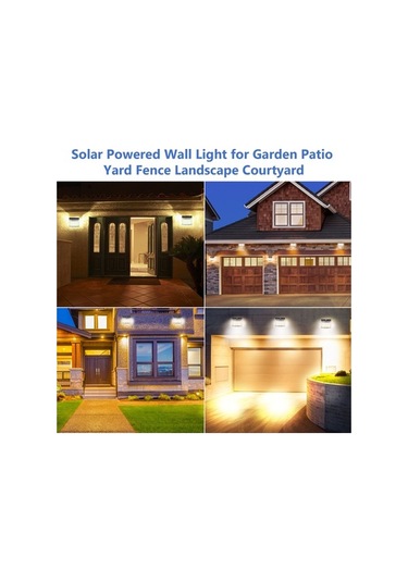 Ulzyvf 228 Led Güneş Enerjili Hareket Sensörlü Dış Mekan Lambası, 3 Işık Modlu Siyah Siyah