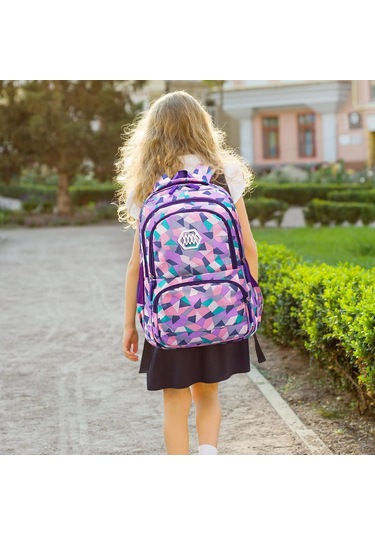 Lichen01 Okul Çantası Hafif Tekerlekli Sırt Çantası 6 Tekerlekli 2023