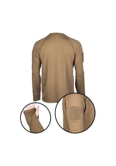 Sturm Tactical Quick Dry D.Coyote Langarm Shirt Krem