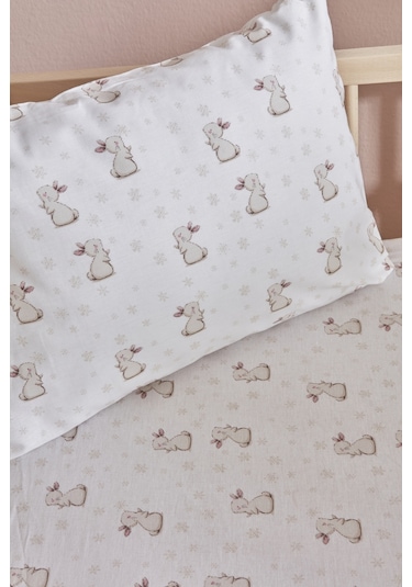 Karaca Home Bebek Rabbit Yastık Çarşaf Set