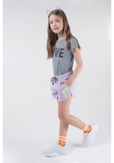 Brz Kids Kız Çocuk Şort Lila (534372455) Lila