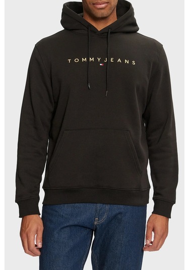 Tommy Jeans Erkek Sweat Dm0dm20503 Bds Siyah Siyah