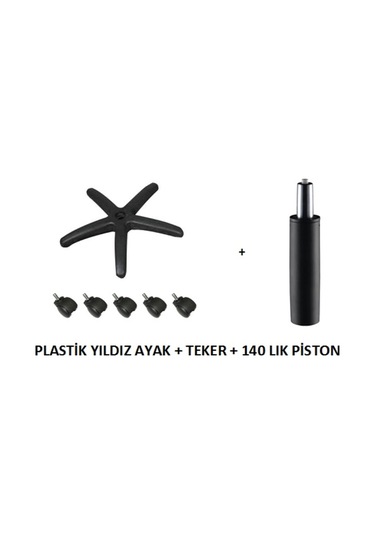 Kamusalmarket Büro Sandalyesi Ayağı 140 Lık Piston