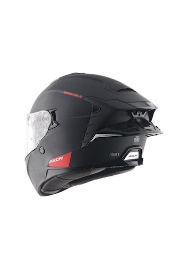 Axor Brutale Sc Dual Spoiler Motosiklet Kaskı Siyah Mat