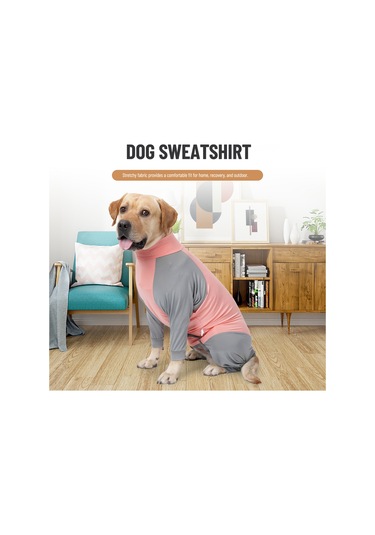 Geeksen Köpekler İçin Dört Ayaklı Sweatshirt, Esnek Kumaş, Turtle Yaka, Çok Renk Seçeneği, Farklı Boyutlar Xs-3xl