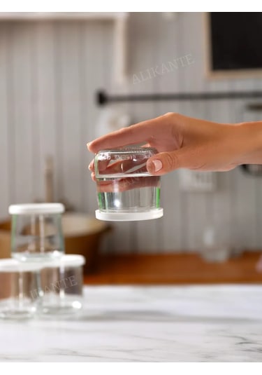 Bez Brenda Kolomna Yoğurdu İçin Kapaklar, 40 Adet 340501323 Beyaz