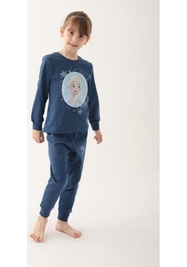 Frozen Kız Çocuk İkili Takım Koyu İndigo