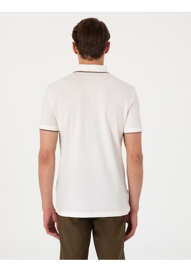 Pierre Cardin Erkek Ekru Tişört 50307516-vr019 Ekru