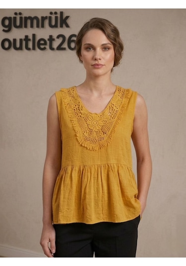 Kolsuz Bluz Sarı