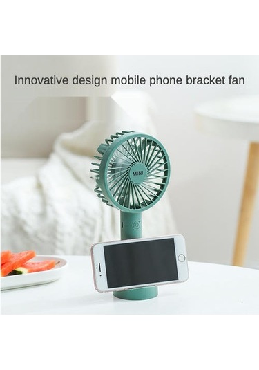 Mini Taşınabilir Fan Soğutucu Vantilatör 8755 Yeşil