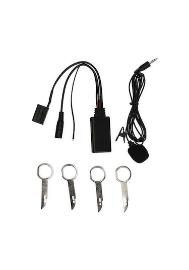 Moly Yunboo Ford 6000cd Aux Ses Adaptörü - Mikrofonlu Bt 5.0, 2005+ Focus/mondeo/fiesta Uyumlu Değiştirme Kit