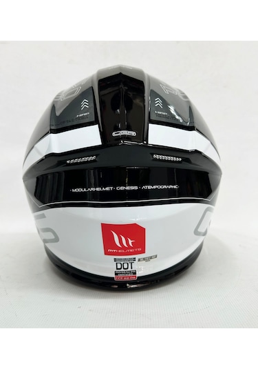 Mt Genesis Sv Atempob2 Parlak Renk Çene Açılır Iç Güneş Vizörlü Motosiklet Kaskı Siyah Gri