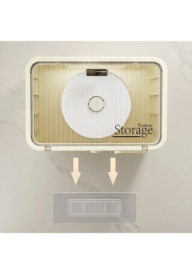 Yüz Havlusu Saklama Kutusu, Delikli Olmayan Duvara Monte Tuvalet Diğer