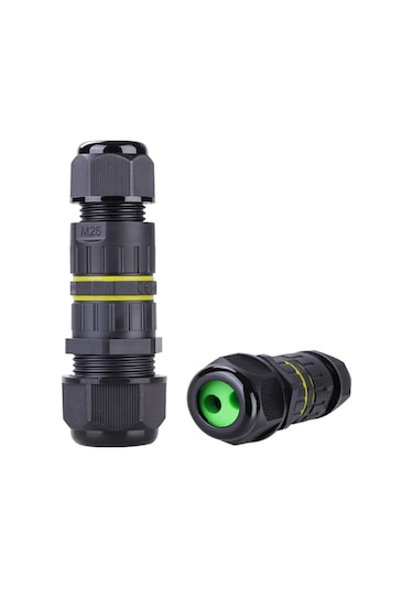 Fosenze M25-2p Ip68 Su Geçirmez Bağlantı Kutusu, Dış Mekan Kablosu İçin 1 Giriş 3 Çıkışlı, 5-9mm Giriş, 400v 40a, -40 C/+105 C, Led/solar Uygulamaları