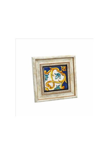 İtalyan Deseni Baskılı Taş Tablo 20x20 693