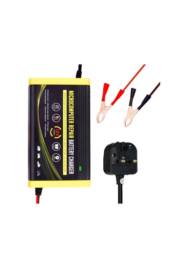 Ranyeek 12v Akü Tamiri Ve Şarj Cihazı 6a - Abs Malzeme, Çoklu Koruma, İngiliz Standartı - Motosiklet, Araba, Akü Sağlığı İçin