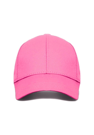Eke Tekstil Unisex Pembe Renk Beyzbol Şapka - Unisex Pembe