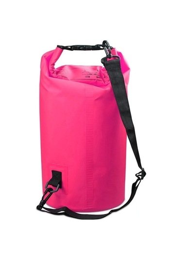 Wondernest Çift Omuz Su Geçirmez Pvc Çanta, 20l Kapasite, Pembe Outdoor Su Geçirmez Çuval Çanta Pembe