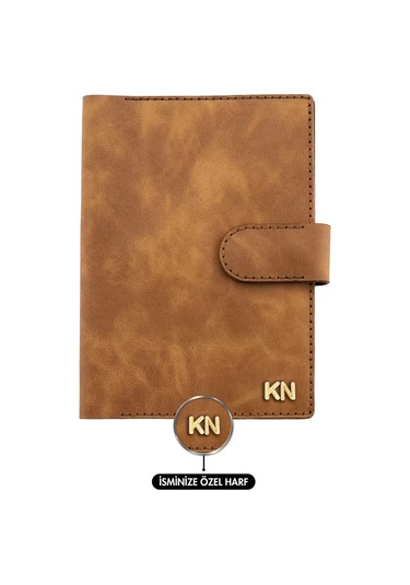A5 Defter Ve Ajanda Kılıfı - %100 Rainbow Deri - Ko10001 - Camel Camel