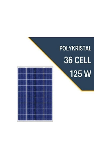 Lexron 125w  Polykristal Güneş Paneli