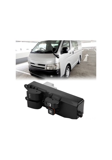 Springsun Toyota Hiace İçin 84820-26201 Numaralı Dayanıklı Abs Plastik Pencere Yükseltme-aşağı Çekme Ana Kontrol Anahtarı