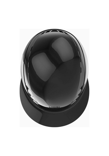 Horze Pikeur Airluxe Chrome Long Visor Premium Binicilik Kaskı Siyah Parlak