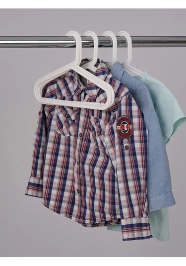 Ikea Çocuk Giysi Askıları Plastik Set 156560210 Beyaz