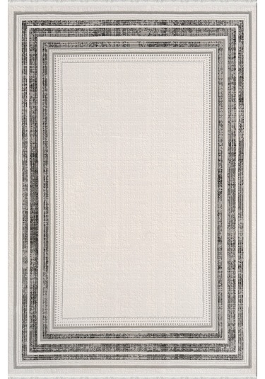 Woolen Halı Palace Modern Akrilik Halı 4855 Grı Renkli