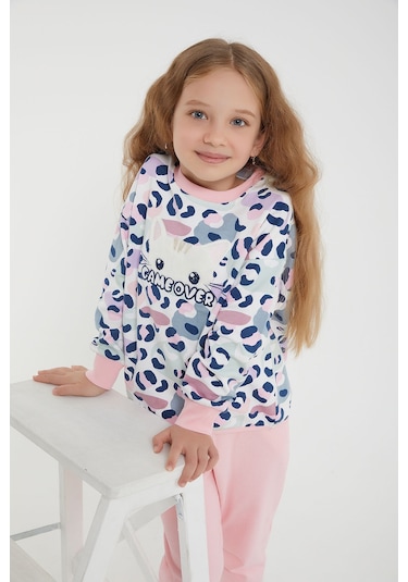 Rolypoly Gameover Krem Kız Çocuk Eşofman Takım 5274-30209 Krem