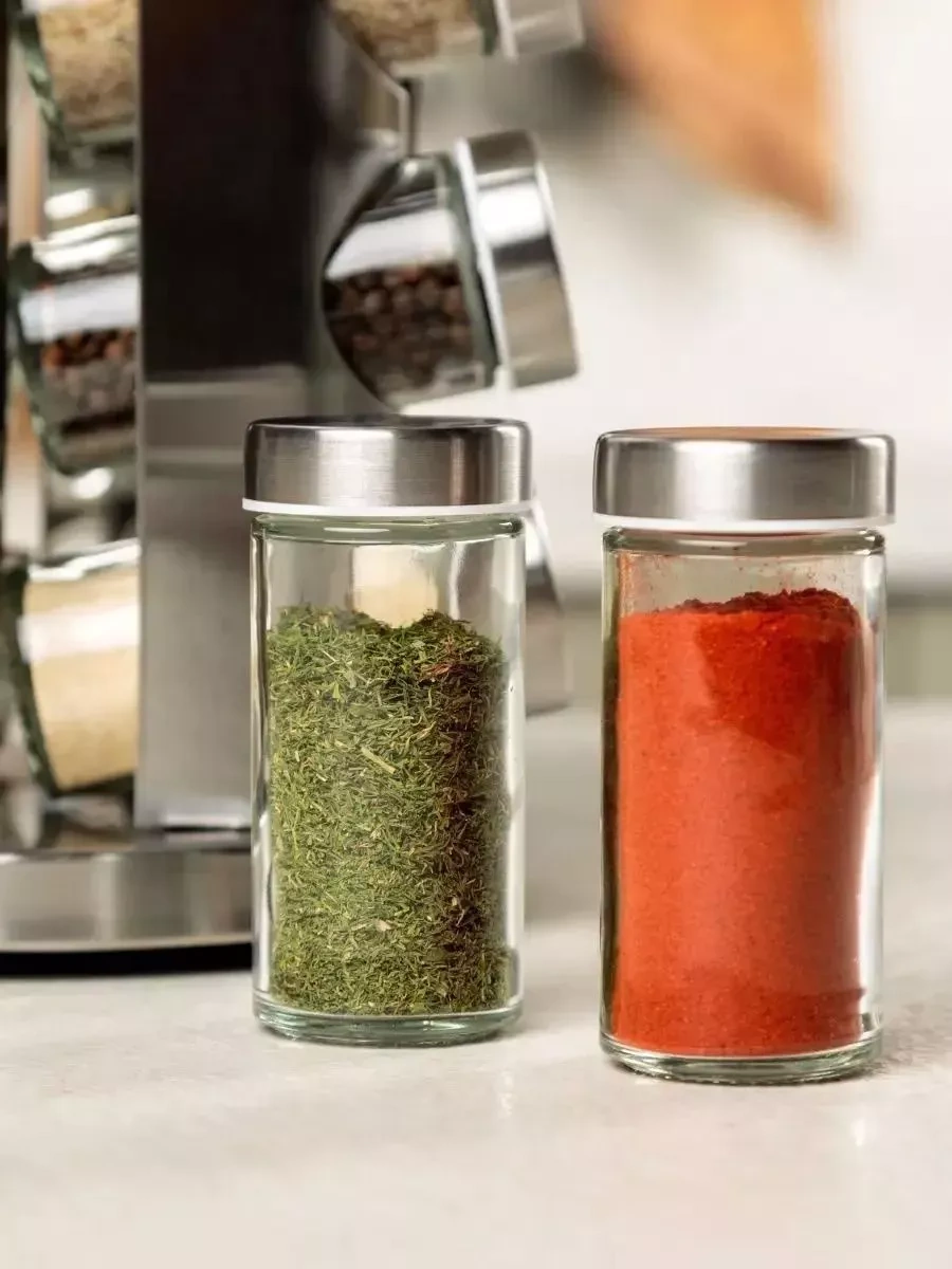 Vıctorıabusıness Döner Tablalı Baharat Ve Çeşni Şişeleri 254414047 Gümüş