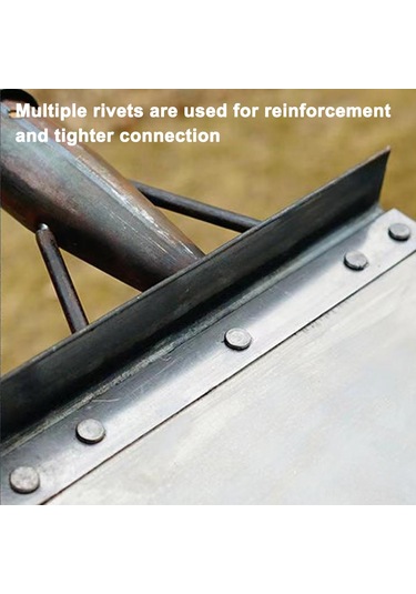 Yuntech01 Çok Amaçlı Çelik Shovel 30 Cm - Gevşek Toprak, Çim Ve Çöp Temizliği İçin Dayanıklı Ve Keskin Uçlu Bahçe Aleti