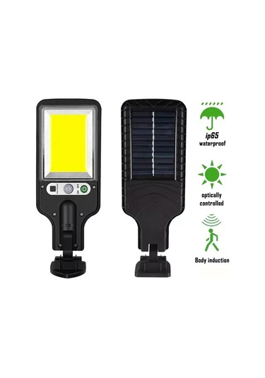 Heinast Güneş Enerjili Hareket Sensörlü Su Geçirmez Sokak Lambası - Bahçe Ve Duvar Aydınlatma Sıcak Beyaz