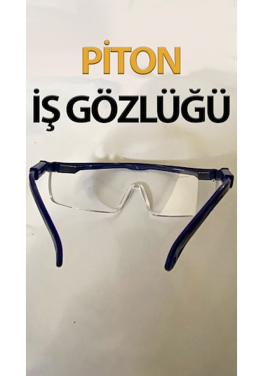 İş Güvenliği Gözlüğü Koruyucu Gözlük Şeffaf