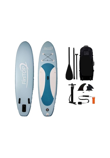 Firstop Sup Paddle Board Seti 305x79x15cm Şişme Paddle Board + Kürek + Pompa Sp305-15s Turkuaz