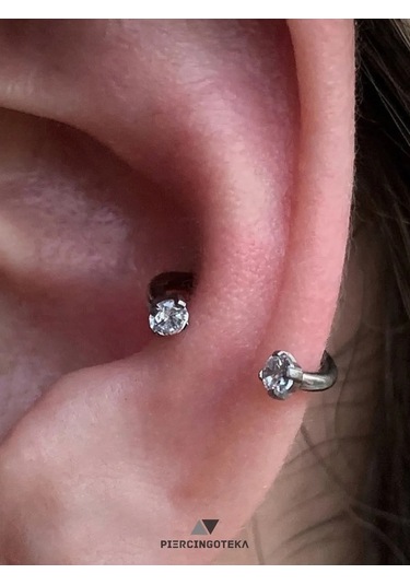 Piercingoteka Kulak Piercing Dalı 37124268 Gri