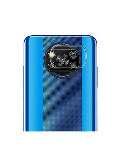 Ally Xiaomi Poco X3 Tempered Cam Kamera Koruyucu
