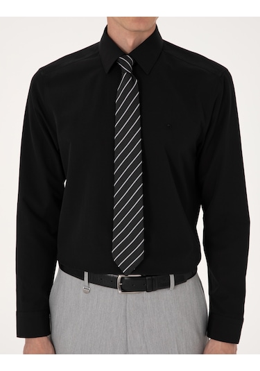 Pierre Cardin Erkek Siyah Gömlek Basic 50316734-vr046 Siyah