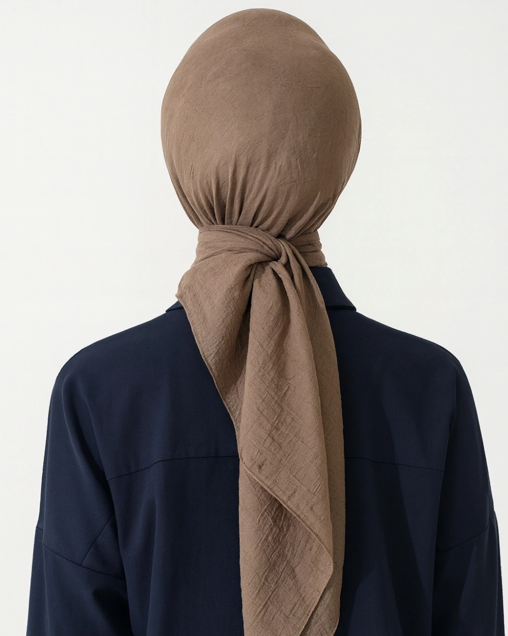 Konfor Eşarp 195x85 Cm 4 Mevsim Kullanım Terletmez, Kaymaz, Pamuk Polyester Karışımlı Rahat Eşarp Vizon